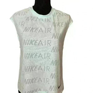 Nike Mesh Mint Pastel Green Logo Tank